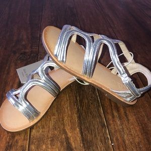 Zara kids silver sandals